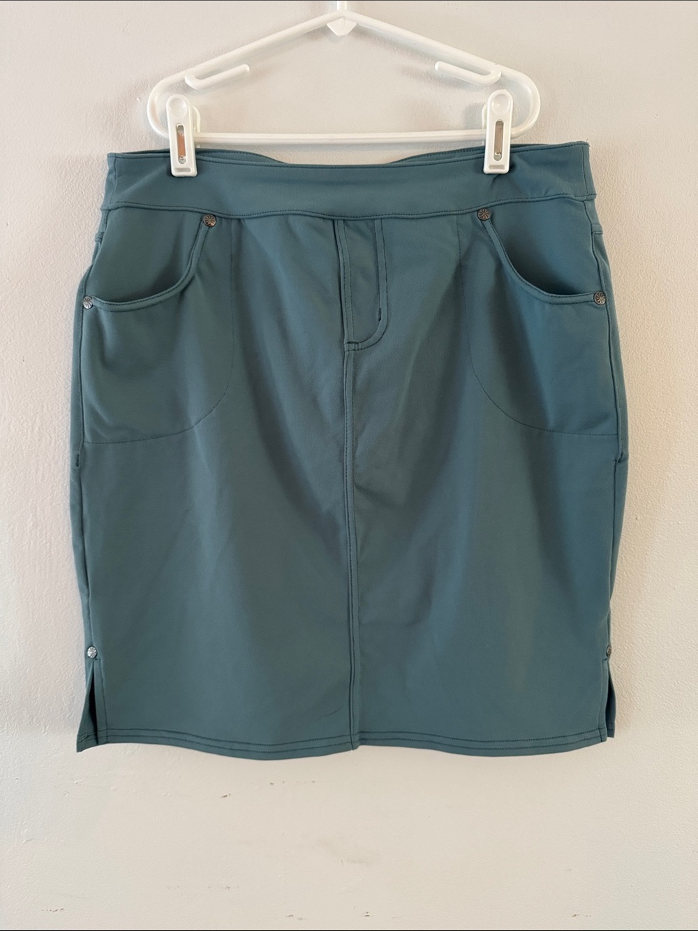 Athleta Teal Pencil Skirt Sz S